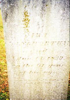 Gravestone of Ira Langworthy